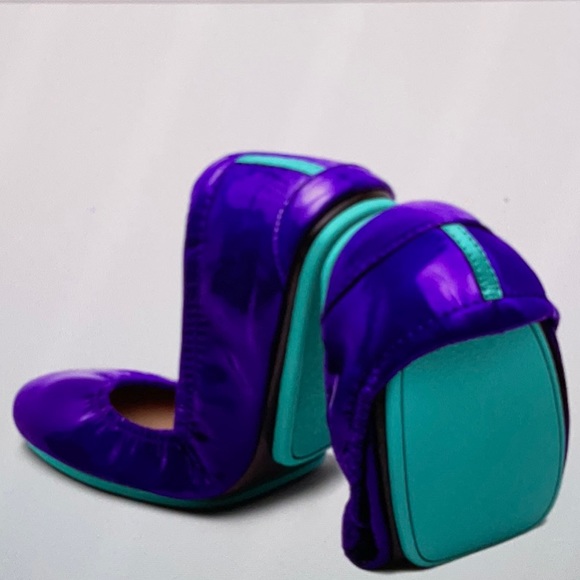 💜TIEKS PURPLE DIAMOND BALLET FLATS  💜NWT 💜 - Picture 5 of 16